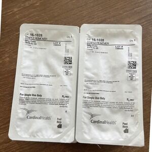 Sterile Skin Staple Remover Disposable‎ Medical Surgical Supply NEW 10 packs